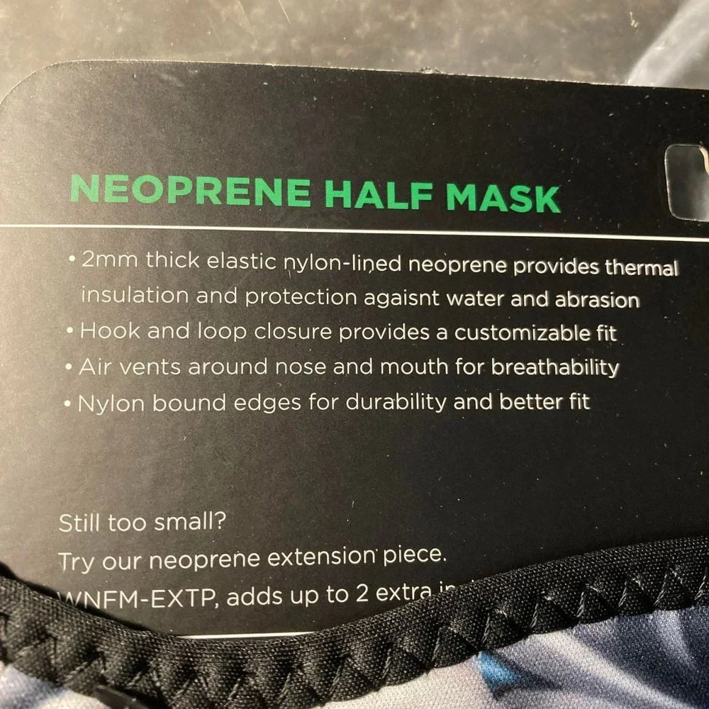 Zan bio mechanical the terminator neoprene half mask WNFM074H snow cold weather